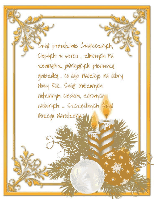 Kartka - Świąt prawdziwie świątecznych